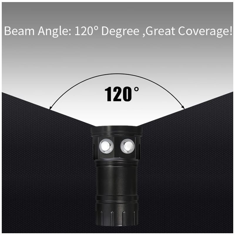 Torcia Subacquea B11 LED rossa blu bianca 80M IPX8 lunga durata batteria fotografia subacquea felicità esplorazione marine lanterna durevole design robusto immersioni professionali