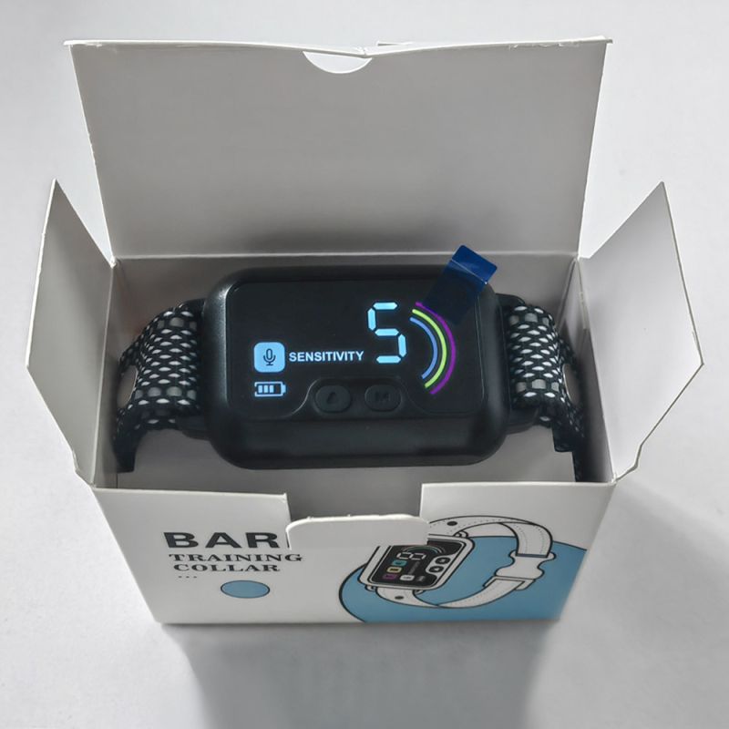 Collare antiabbaio intelligente e impermeabile con tecnologia di rilevamento per allenamento efficace del cane uso interno ed esterno batteria ricaricabile per convivenza serena