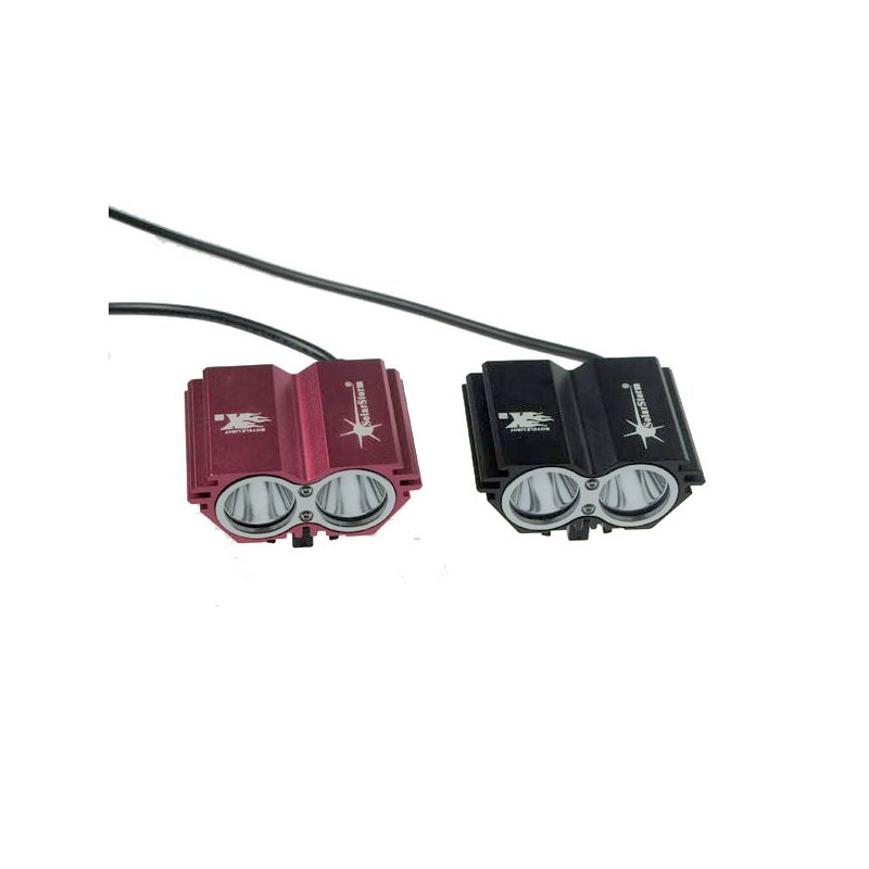 Solarstorm X2 lampada anteriore per biciclette 2000 lumen LED 2xU2 IP65 quattro modalità illuminazione bici notturna sicurezza ciclismo resistenza all'acqua visibilità eccellente