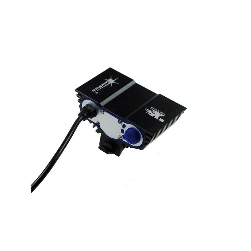 Set luci ciclismo Solarstorm X3 3xU2 3000 lumens colori nero e rosso 4 modalità montaggio versatile resistenza all'acqua IP65 accessorio bicicletta sicurezza prezzo conveniente ritorno consentito