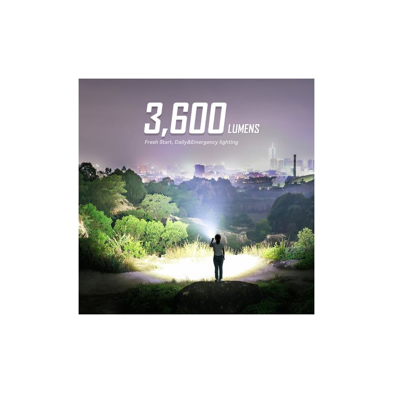 Scoprite la torcia EDC IMALENT BL50 ricaricabile Type-C 3600 lumen per avventure all'aperto design compatto illuminazione versatile display OLED e riparazioni domestiche