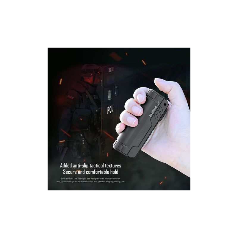 Scoprite la torcia EDC IMALENT BL50 ricaricabile Type-C 3600 lumen per avventure all'aperto design compatto illuminazione versatile display OLED e riparazioni domestiche