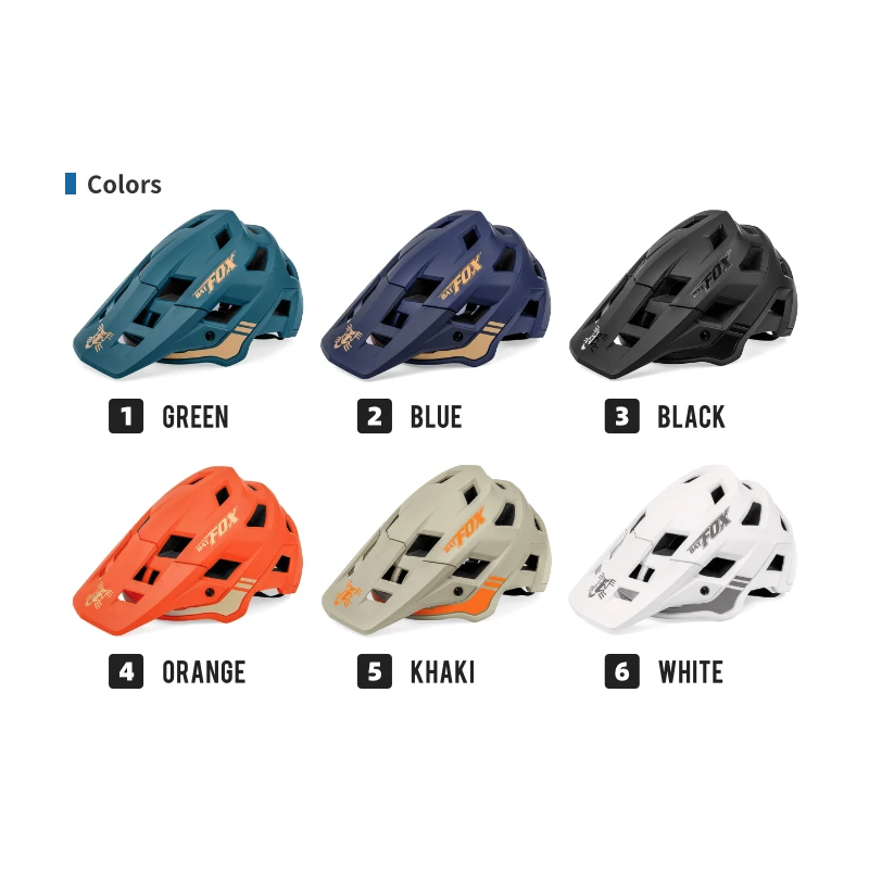 Casco bici BATFOX per mountain bike Tecnologia In-Mold regolabile comfort e sicurezza disponibile in colori vivaci per un look unico adatto a uomini e donne