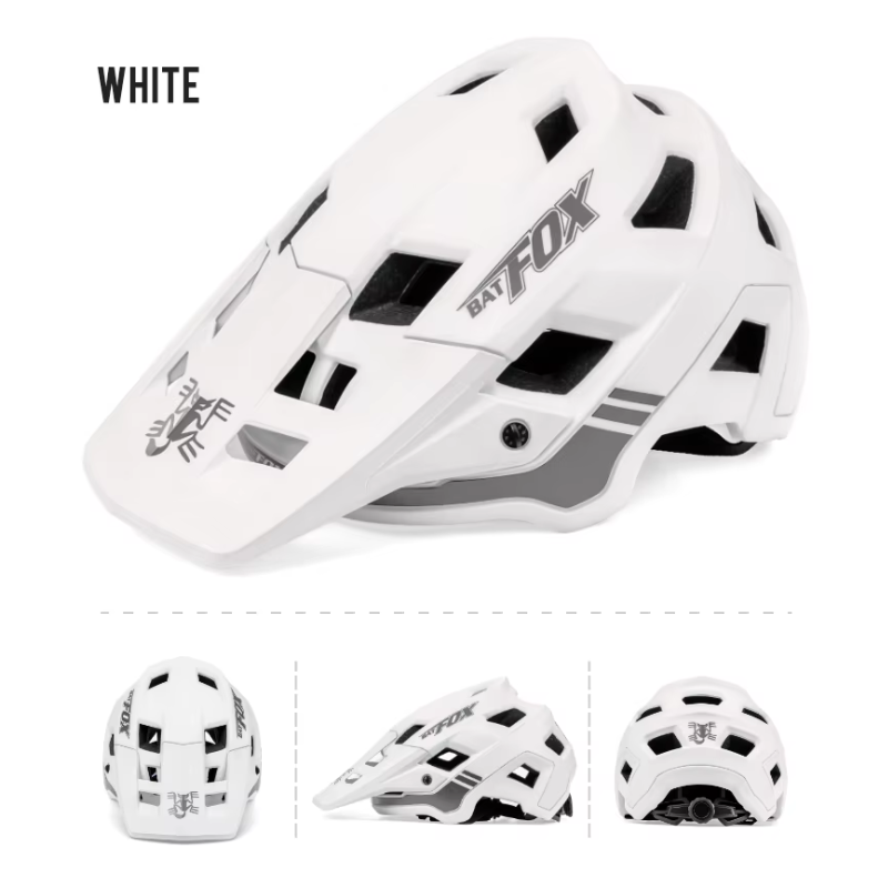 Casco bici BATFOX per mountain bike Tecnologia In-Mold regolabile comfort e sicurezza disponibile in colori vivaci per un look unico adatto a uomini e donne