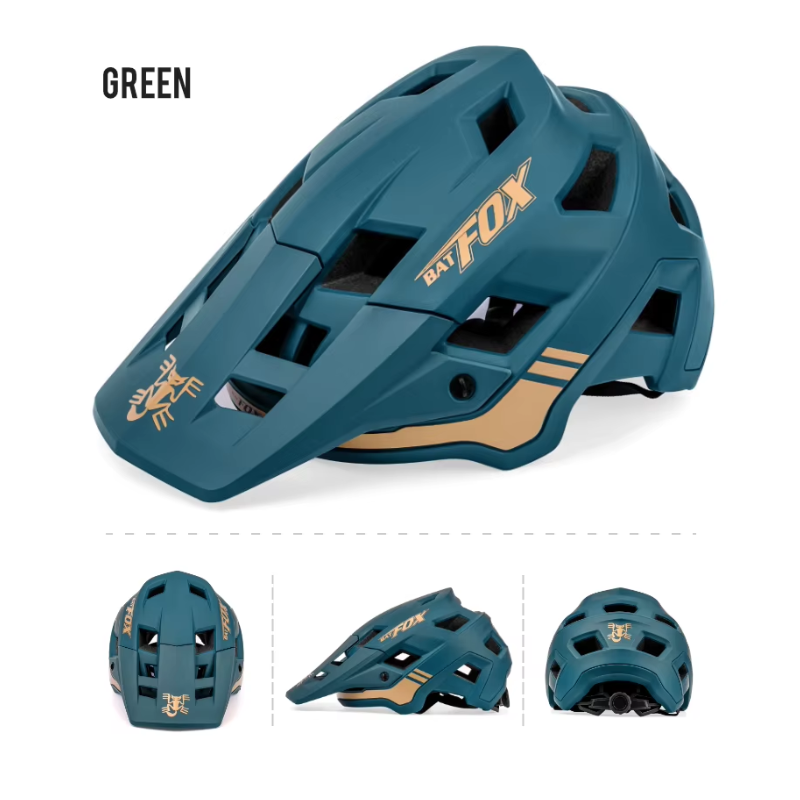 Casco bici BATFOX per mountain bike Tecnologia In-Mold regolabile comfort e sicurezza disponibile in colori vivaci per un look unico adatto a uomini e donne