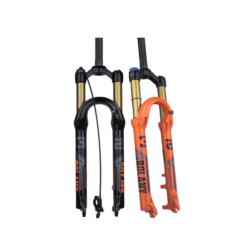 Forcella MTB Bolany Ammortizzata per Terreni Accidentati Prestazioni Superiori Smorzamento Pneumatico Compatibilità Freni a Disco Disponibile in 27,5 e 29 Pollici Ideale per Ciclismo