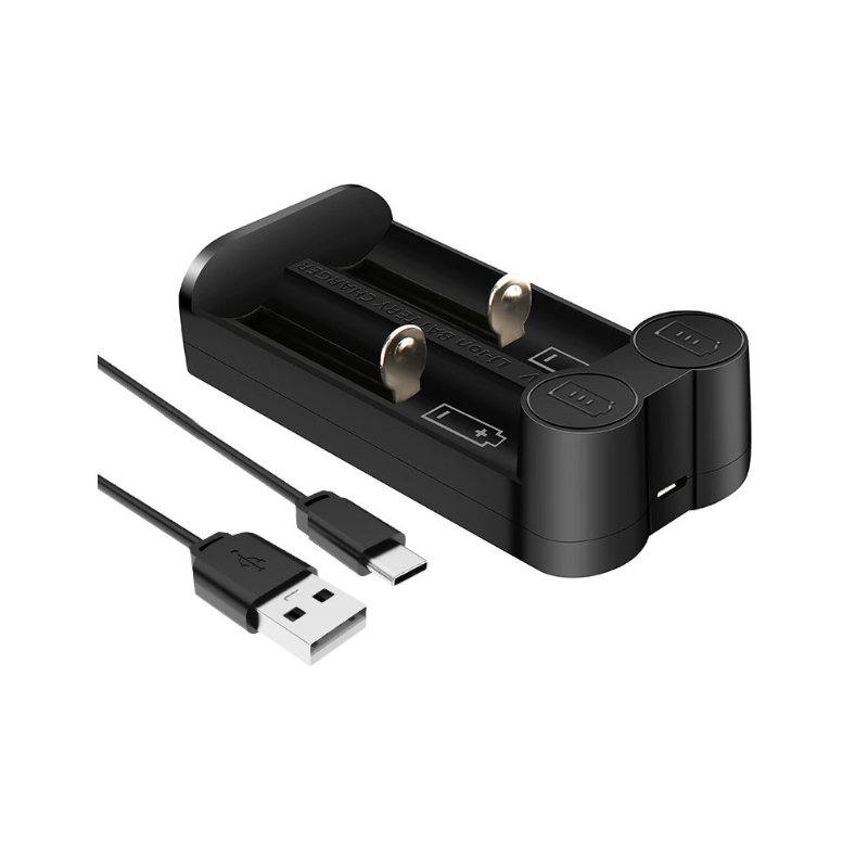 Nuovo caricabatterie 21700 per batterie al litio ricaricabili 18650 CR123A 14500 con tecnologia MCU intelligente e slot indipendenti funzioni di sicurezza e attivazione a 0 volt