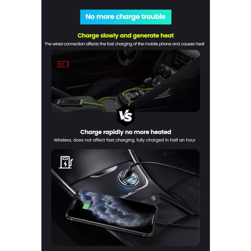 CarlinKit 4.0 Wireless CarPlay Box Adattatore Compatto per Auto con Aggiornamento CarPlay di Fabbrica Controllo al Volante Plug and Play per Audi VW Porsche e Kia