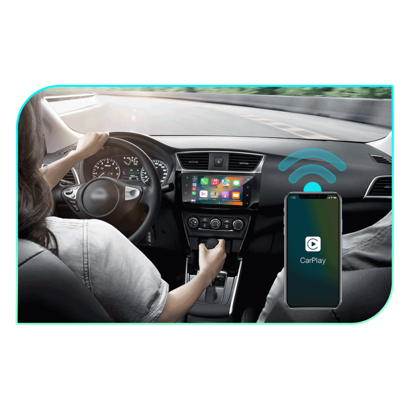 CarlinKit 2air 5.0 Adattatore CarPlay e Android Auto Wireless con Connettività Multipiattaforma e Tecnologia Bluetooth per un'Integrazione Fluida nel Sistema di Infotainment Auto