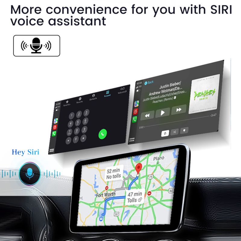 Carplay Box Adattatore Wireless Android Auto per Netflix YouTube Sistema di Intrattenimento Auto Accessori per Viaggi su Strada e Sincronizzazione App