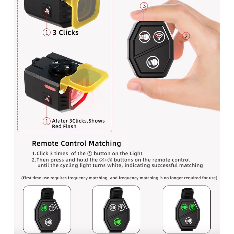 Nitebeam Cavo Sospeso luce bici 30W illuminazione potente lega di alluminio e materiali ABS telecomando senza fili per ciclismo sicuro guida notturna affidabile nuova condizione