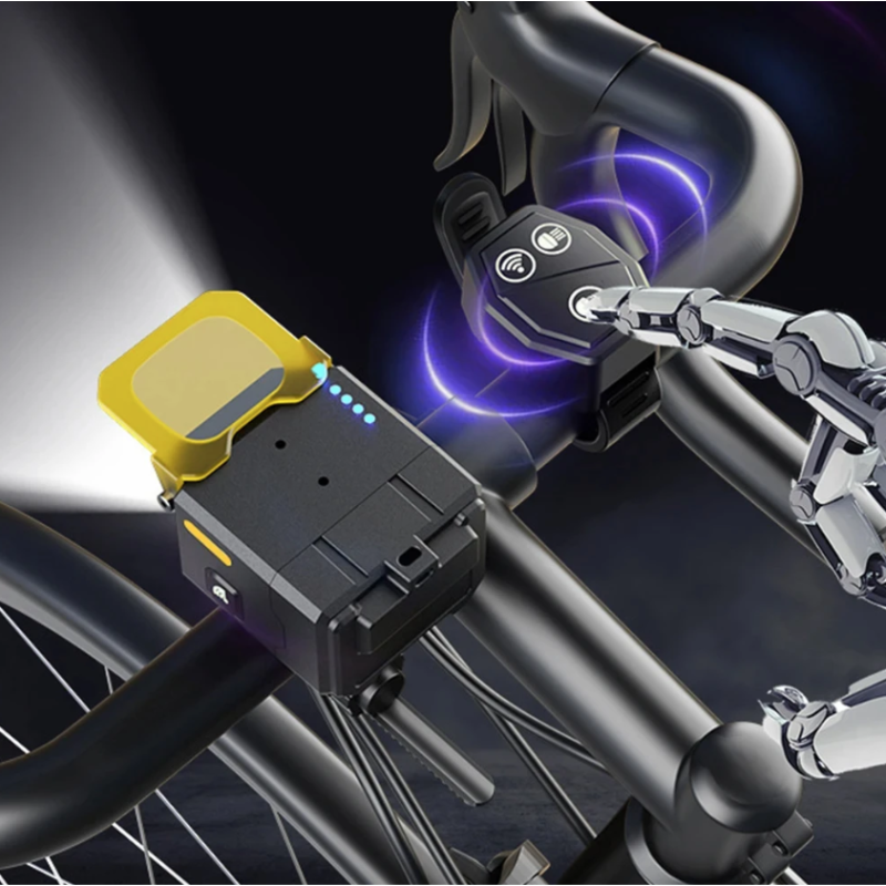 Nitebeam Cavo Sospeso luce bici 30W illuminazione potente lega di alluminio e materiali ABS telecomando senza fili per ciclismo sicuro guida notturna affidabile nuova condizione