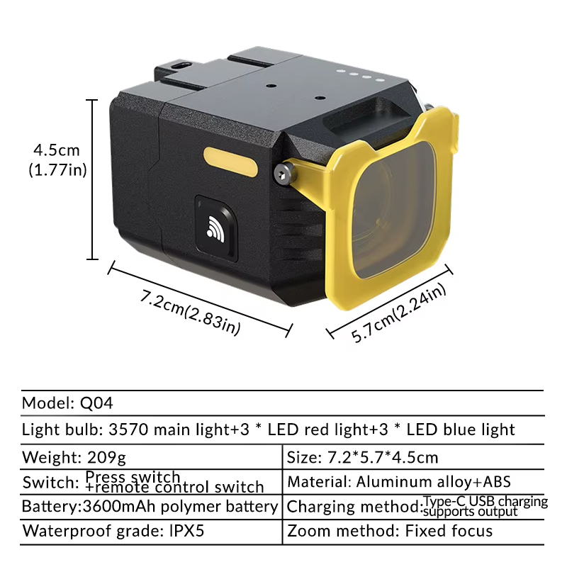 Nitebeam Cavo Sospeso luce bici 30W illuminazione potente lega di alluminio e materiali ABS telecomando senza fili per ciclismo sicuro guida notturna affidabile nuova condizione