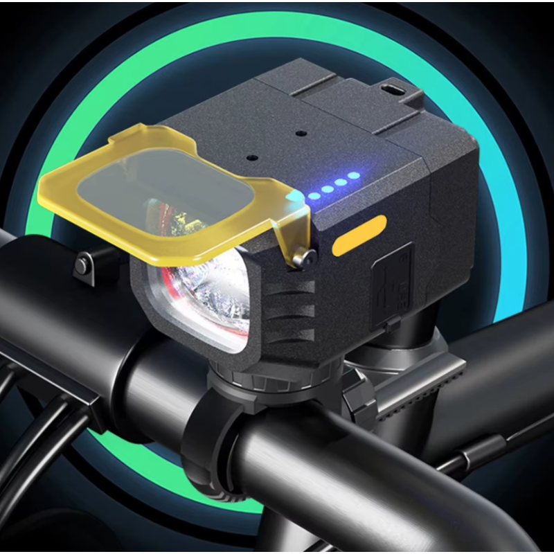 Nitebeam Cavo Sospeso luce bici 30W illuminazione potente lega di alluminio e materiali ABS telecomando senza fili per ciclismo sicuro guida notturna affidabile nuova condizione