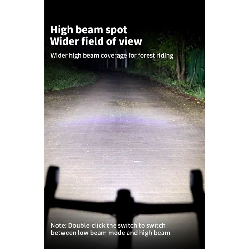 Magicshine CBL1600 luce anteriore per bici MTB 1600 lumen LED montaggio su manubrio riduzione dell'abbagliamento design durevole per pedalate sicure notturne attrezzatura ciclismo