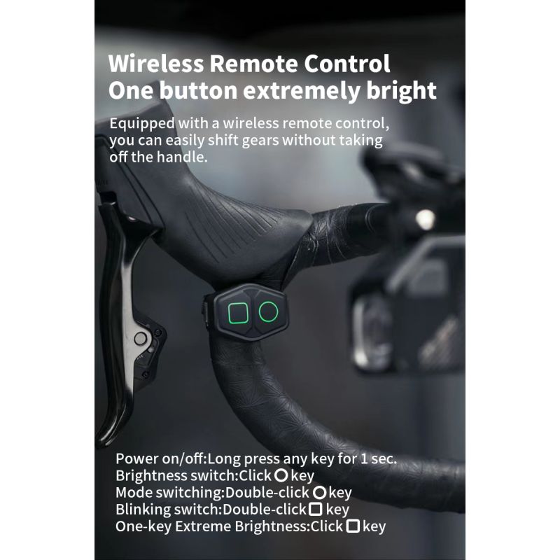 Magicshine CBL1600 luce anteriore per bici MTB 1600 lumen LED montaggio su manubrio riduzione dell'abbagliamento design durevole per pedalate sicure notturne attrezzatura ciclismo