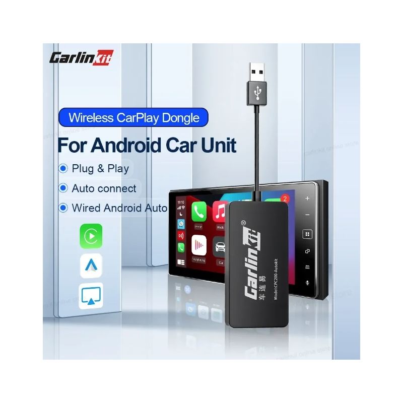Scopri CarlinKit USB CarPlay Dongle tecnologia di guida con installazione facile connessione automatica CarPlay wireless Android Auto senza cavi aggrovigliati accessorio multimediale innovativo