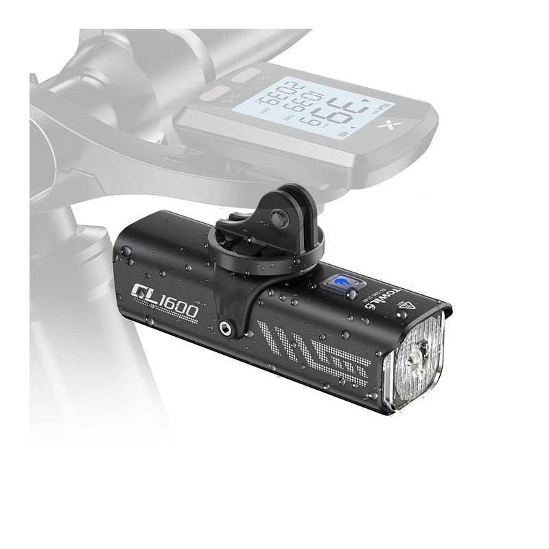 TOWILD CL1600 Lampada frontale 1600LM per ciclismo ricaricabile USB batteria 21700 5000mAh luminosità regolabile impermeabile controllo remoto ideale per avventure e sicurezza bicicletta