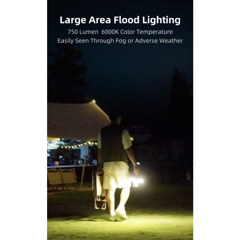 Klarus CL2 750 lumen lampada versatile per campeggio e casa luce d'ambiente con 7 modalità cura degli occhi lampadine a 90 gradi angolo regolabile illuminazione interna ed esterna