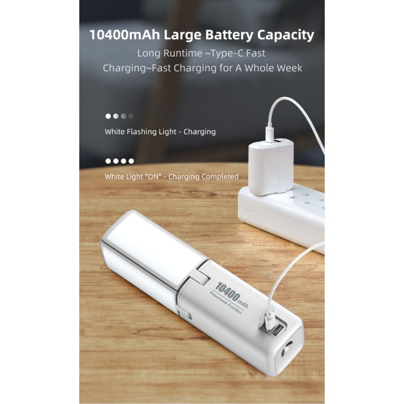 Klarus CL2 750 lumen lampada versatile per campeggio e casa luce d'ambiente con 7 modalità cura degli occhi lampadine a 90 gradi angolo regolabile illuminazione interna ed esterna