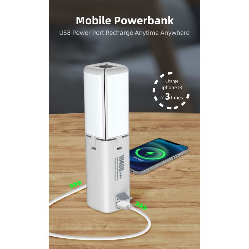 Klarus CL2 750 lumen lampada versatile per campeggio e casa luce d'ambiente con 7 modalità cura degli occhi lampadine a 90 gradi angolo regolabile illuminazione interna ed esterna