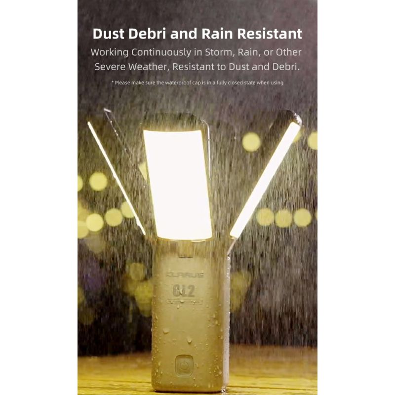 Klarus CL2 750 lumen lampada versatile per campeggio e casa luce d'ambiente con 7 modalità cura degli occhi lampadine a 90 gradi angolo regolabile illuminazione interna ed esterna