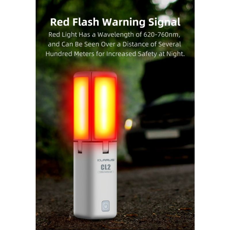 Klarus CL2 750 lumen lampada versatile per campeggio e casa luce d'ambiente con 7 modalità cura degli occhi lampadine a 90 gradi angolo regolabile illuminazione interna ed esterna