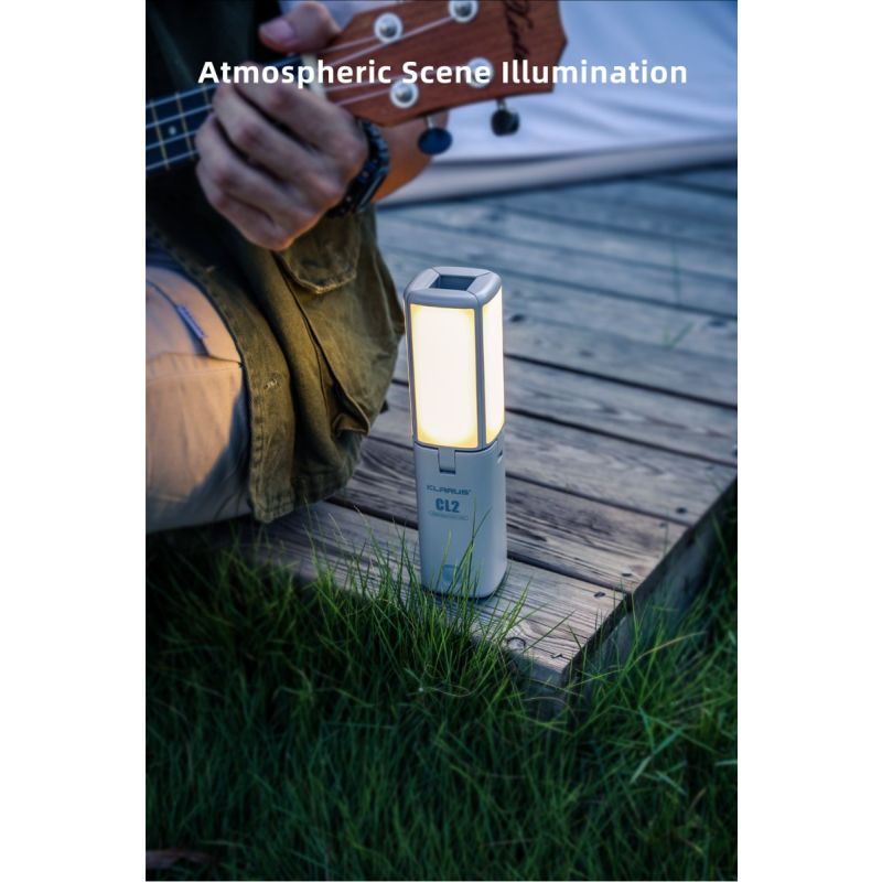 Klarus CL2 750 lumen lampada versatile per campeggio e casa luce d'ambiente con 7 modalità cura degli occhi lampadine a 90 gradi angolo regolabile illuminazione interna ed esterna