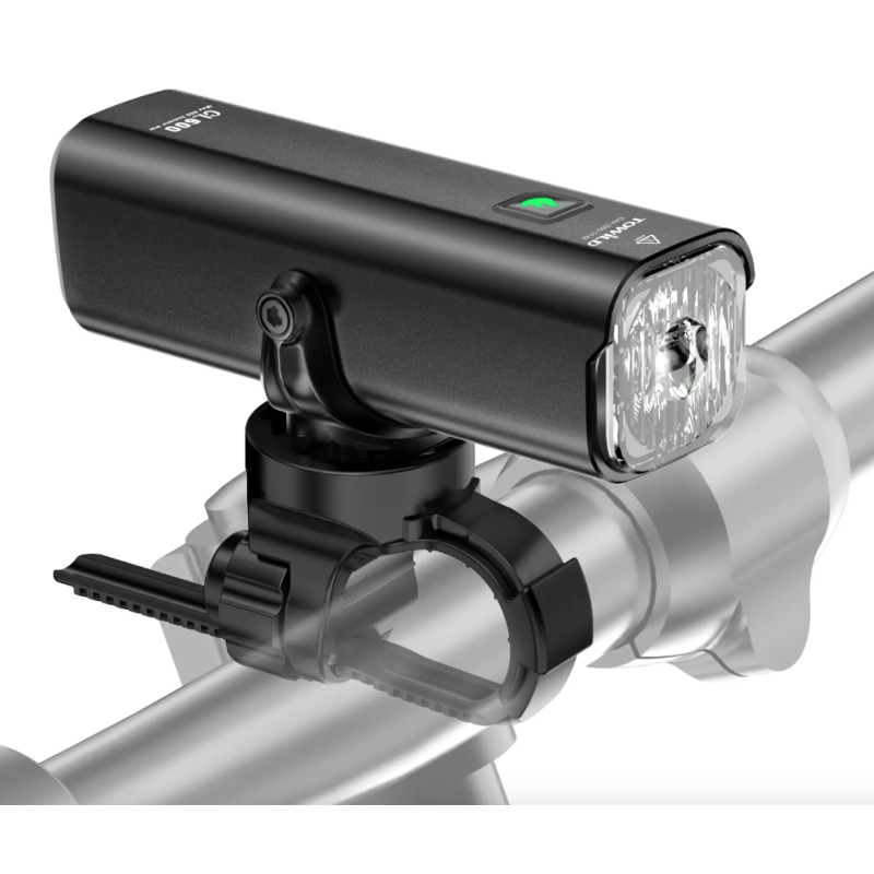 TOWILD CL600 Luce per Bici LED USB Ricaricabile 2000mAh Alta Luminosità Design Impermeabile Sicurezza Ciclismo Urbano e Percorsi Forestali Accessori Bici