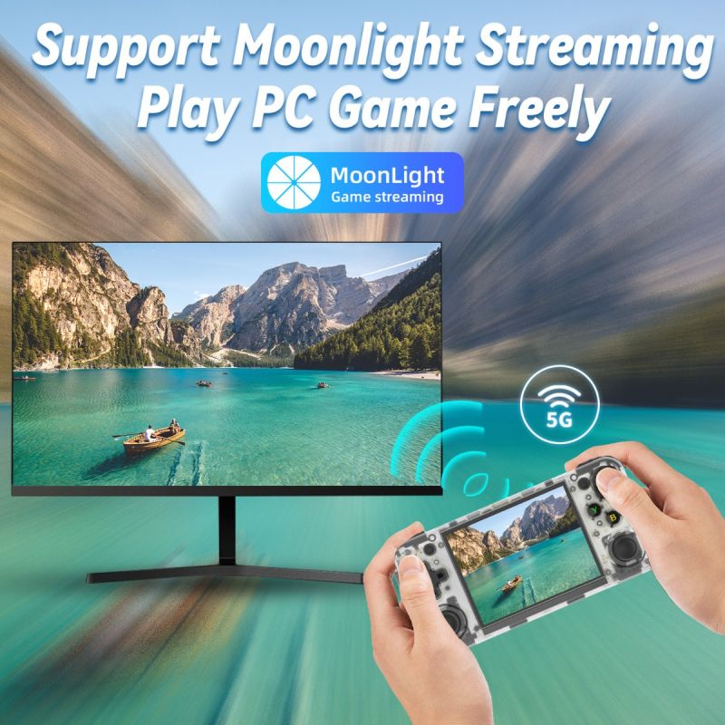 Console di gioco portatile ANBERNIC RG35XX H con Linux H700 e 5000 giochi classici display IPS supporto controller wireless prestazioni di gioco eccezionali offerta imperdibile