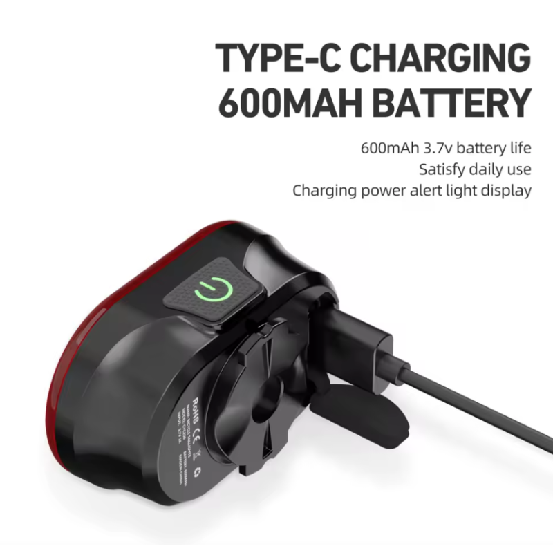 CYCLAMI CY200 Luce Posteriore con Sensore Frenata Intelligente Fari LED per Bicicletta IPX6 Ideale per Sicurezza Ciclismo Pedalate Notturne e Accessori Ciclismo Resistenti