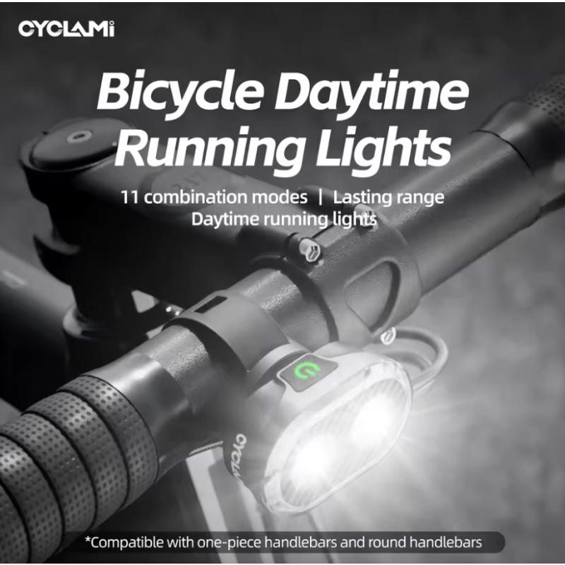 CYCLAMI CY200 Luce Posteriore con Sensore Frenata Intelligente Fari LED per Bicicletta IPX6 Ideale per Sicurezza Ciclismo Pedalate Notturne e Accessori Ciclismo Resistenti