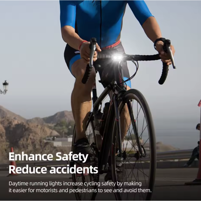 CYCLAMI CY200 Luce Posteriore con Sensore Frenata Intelligente Fari LED per Bicicletta IPX6 Ideale per Sicurezza Ciclismo Pedalate Notturne e Accessori Ciclismo Resistenti