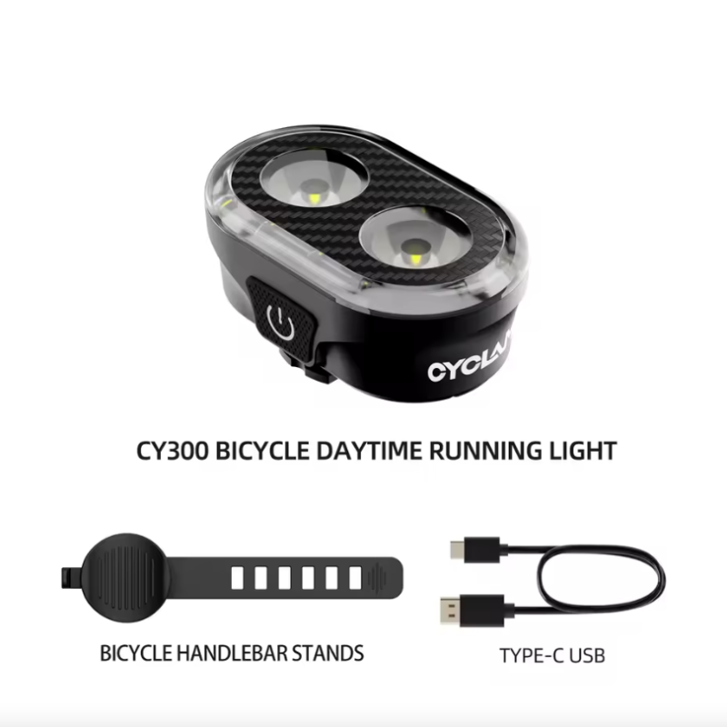 CYCLAMI CY200 Luce Posteriore con Sensore Frenata Intelligente Fari LED per Bicicletta IPX6 Ideale per Sicurezza Ciclismo Pedalate Notturne e Accessori Ciclismo Resistenti