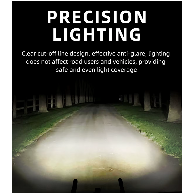 Cavo di Taglio Sospeso Luci Anteriori per Bici 1600LM Alta Potenza per Sicurezza Ciclistica Installazione Facile per Guida Notturna Accessori Resistenti e Intelligenti per Prestazioni Elevate