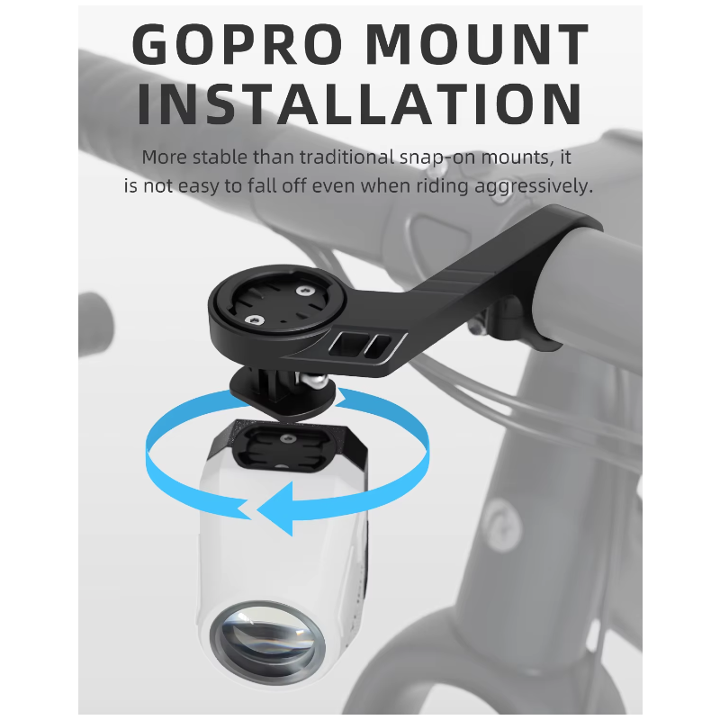 Cavo di Taglio Sospeso Luci Anteriori per Bici 1600LM Alta Potenza per Sicurezza Ciclistica Installazione Facile per Guida Notturna Accessori Resistenti e Intelligenti per Prestazioni Elevate