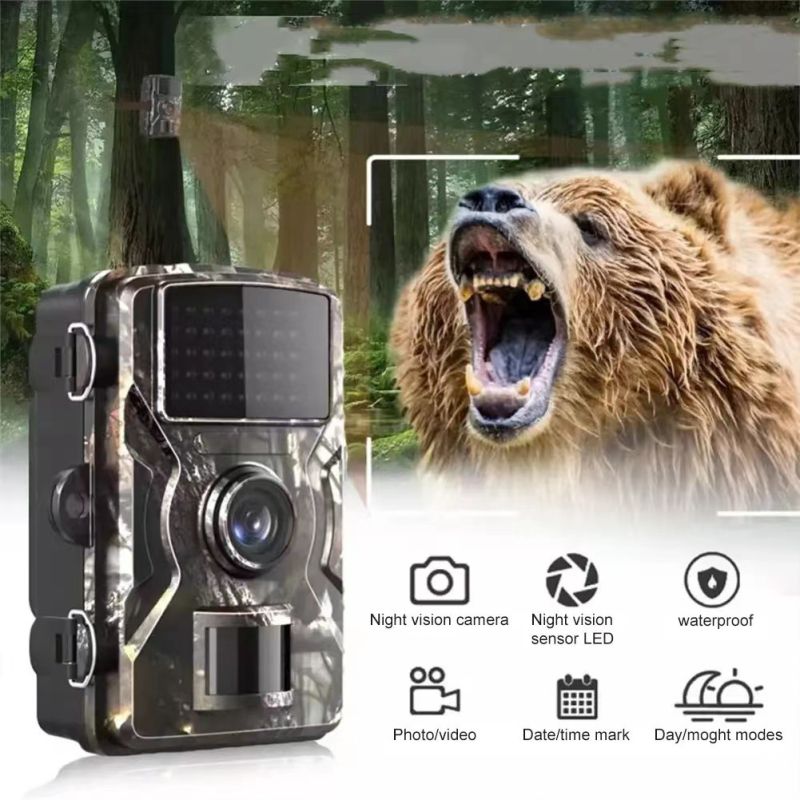 Esplora la natura con Telecamera da Caccia H1 Visione Notturna 940nm Immagini ad Alta Risoluzione Attivazione del Movimento Rapida per Monitoraggio Fauna Selvatica e Avventure all'Aperto