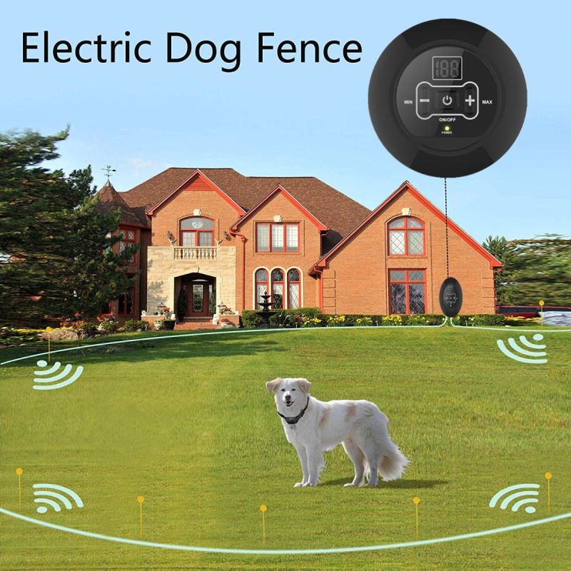 Sistema di Recinzione Elettrica Cani Senza Fili Collare di Addestramento Ricaricabile Configurazione Wireless Facile Sicurezza Innovativa per Animali fino a 200 Metri