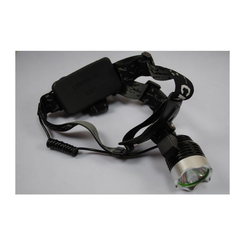 Faro LED UltraFire A1 1200 Lumens Alta Potenza T6 Modello LED 3 Modalità Visibilità Notturna Impermeabile Lega di Alluminio Compagno Affidabile per Outdoor Adventure