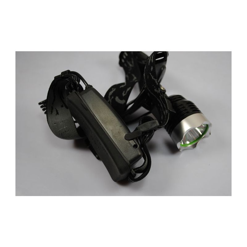 Faro LED UltraFire A1 1200 Lumens Alta Potenza T6 Modello LED 3 Modalità Visibilità Notturna Impermeabile Lega di Alluminio Compagno Affidabile per Outdoor Adventure