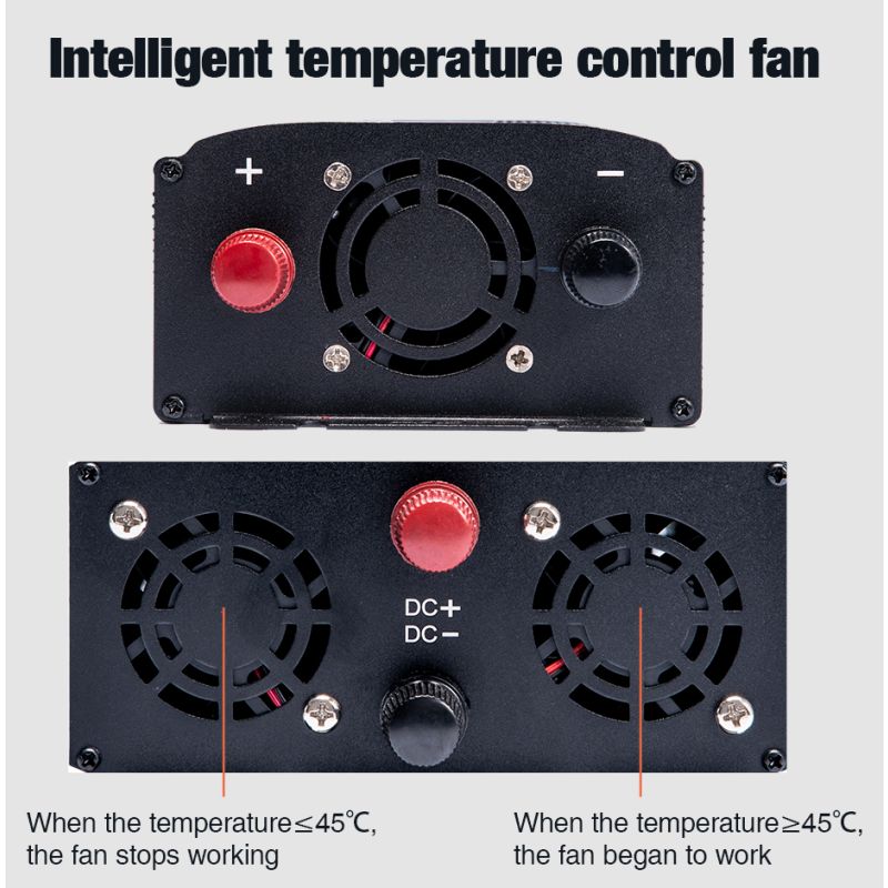 Inverter EASUN a Onda Sinusoidale Pura 2000W 5000W Convertitore CC a CA 12V 24V 220V Potenza di Picco Efficienza Energetica Basso Consumo Inverter Alta Prestazione per Casa e Elettrodomestici