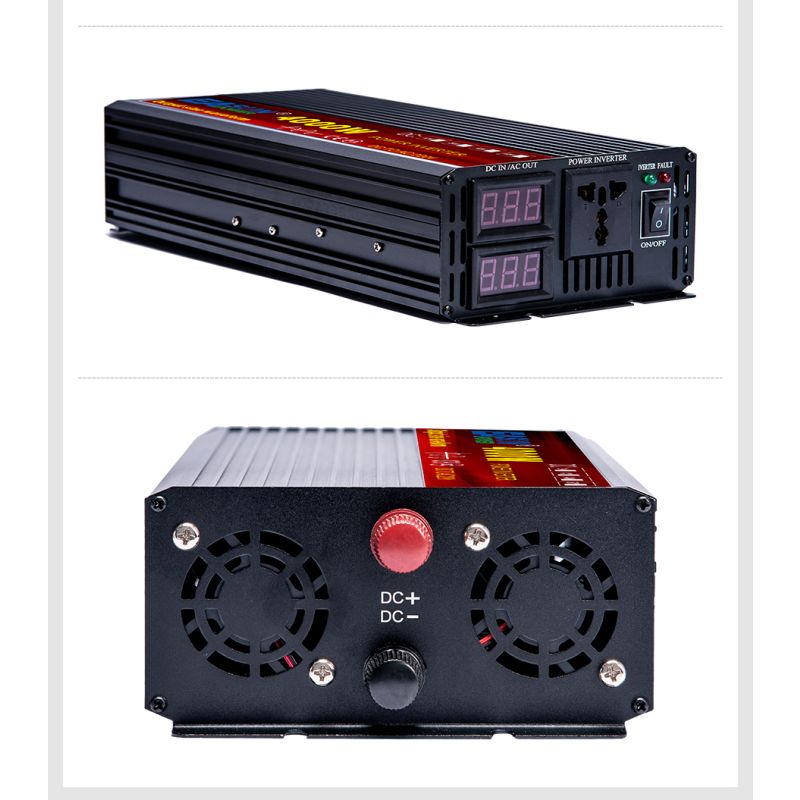 Inverter EASUN a Onda Sinusoidale Pura 2000W 5000W Convertitore CC a CA 12V 24V 220V Potenza di Picco Efficienza Energetica Basso Consumo Inverter Alta Prestazione per Casa e Elettrodomestici