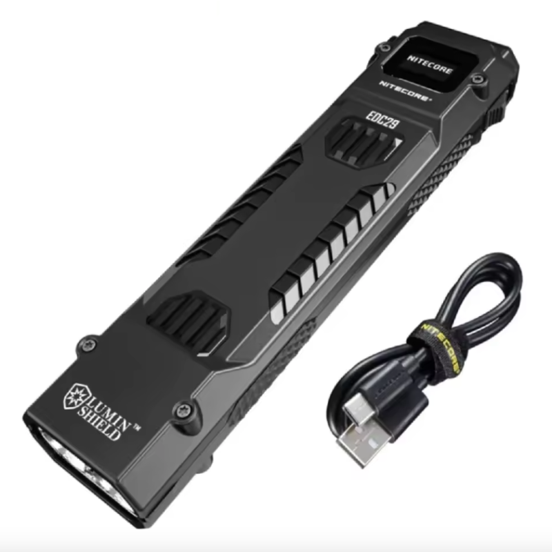 NITECORE EDC29 Torcia Portatile 6500 Lumen Ricaricabile USB-C con Visibilità a Lungo Raggio Livelli di Luminosità Regolabili per Avventure all'Aperto e Uso Urbano Affidabile e Versatile