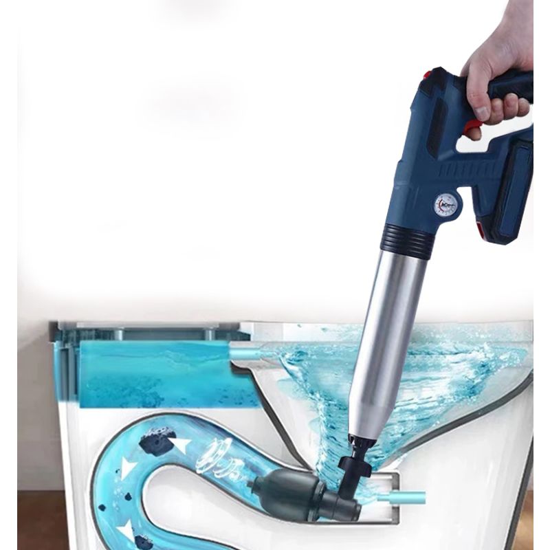 Pipe Unblocker Strumenti Idraulici Innovativi per Manutenzione degli Scarichi con Tecnologia ad Aria ad Alta Pressione e Costruzione in Acciaio Inossidabile Accessori Versatili