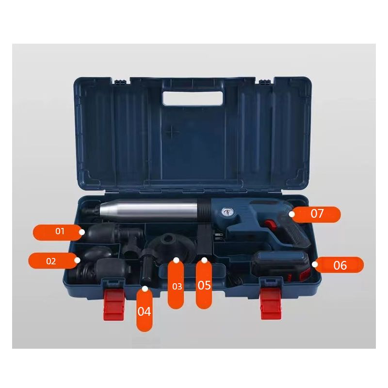 Pipe Unblocker Strumenti Idraulici Innovativi per Manutenzione degli Scarichi con Tecnologia ad Aria ad Alta Pressione e Costruzione in Acciaio Inossidabile Accessori Versatili