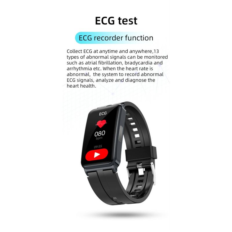 EP01 Smartwatch Bracciale Fitness Tracker: Glucosio, ECG, HRV, Cardio, Temp. 1.47