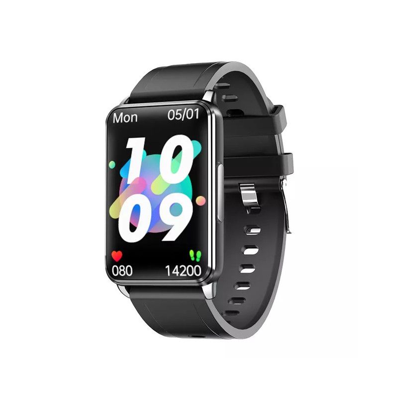 EP02 Orologio intelligente per glicemia con zucchero nel sangue ECG  PPG HRV temperatura della frequenza cardiaca 1.57 "HD impermeabile Smart Bracelet Band Fitness Tracker