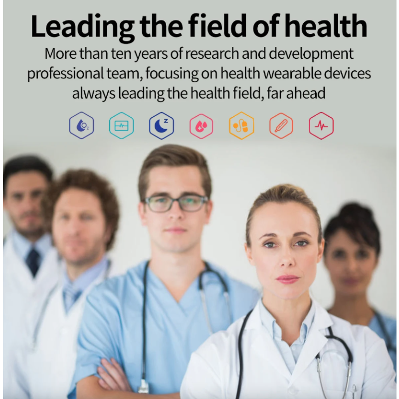 E580 Smartwatch glice mia ECG, pressione. Display 2.04