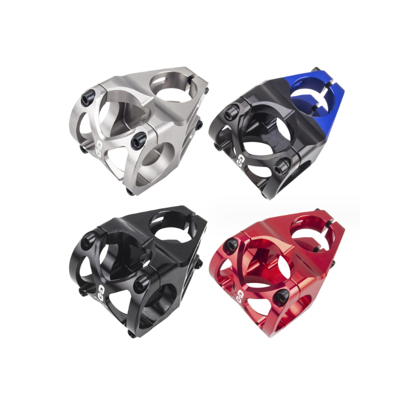 EVOSID Attacco Manubrio Mountain Bike 31.6mm Regolabile 40mm Lega di Alluminio Leggero Nero Rosso Titanio Design Robusto Comfort di Guida Accessori Ciclismo MTB