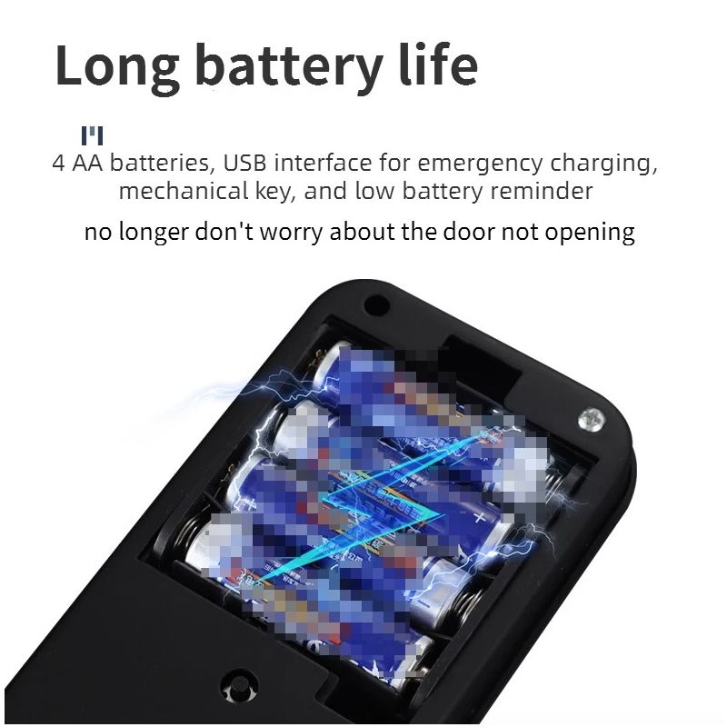 Serratura Elettronica Intelligente con Impronta Digitale Biometrica per Casa Intelligente Accesso Senza Chiave con Sicurezza Superiore e Design Elegante Serratura Moderna Alta Tecnologia